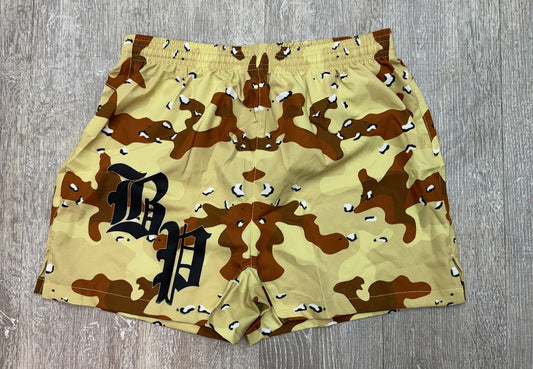 desert camo fight shorts